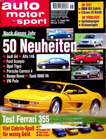 Deckblatt Auto Motor und Sport (17/1994)